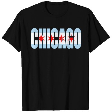 Discover Chicago Flag Home Love City T Shirts