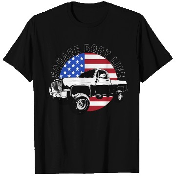 Discover Squarebody Truck 4X4 Square Body T Shirts