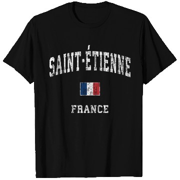 Discover Saint Etienne France Athletic Sports T Shirts