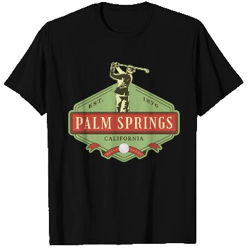 Discover Palm Springs California Golf T Shirts