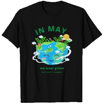 Discover MENTAL HEALTH MATTERS We Wear Green T Shirts