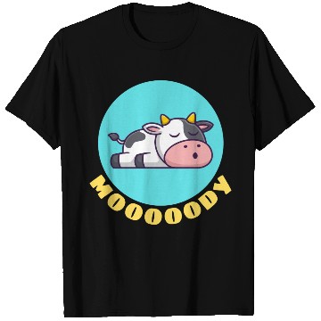 Discover Moody Cow | Cow Pun T Shirts