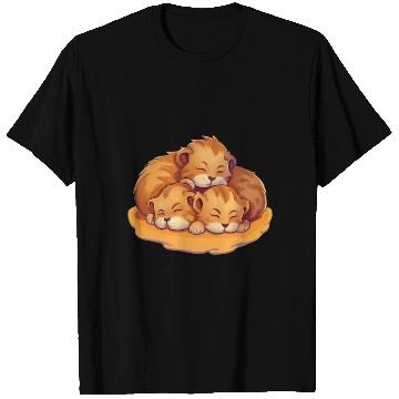 Discover Sleeping lion cubs T Shirts