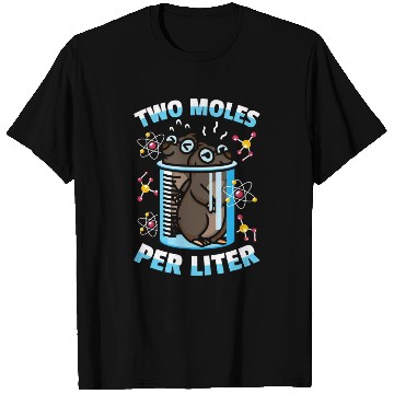 Discover Chemistry Science Chemist Student Funny Mole 1 T Shirts