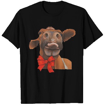 Discover Christmas Cow T Shirts Cow Farming Farmer