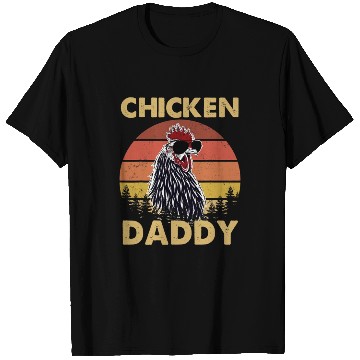 Discover Chicken Daddy Chickens Father Poultry Farmer T Shirts