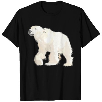 Discover Polar Bear Arctic Animal Realistic T Shirts