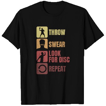Discover Vintage Frisbee Player Retro Disc Golf T Shirts