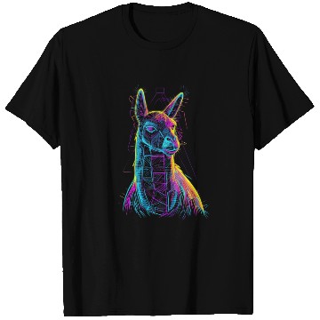 Discover Llama Colorful neon T Shirts