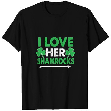 Discover I Love Her Shamrocks - St Patricks Day Matching Co T Shirts