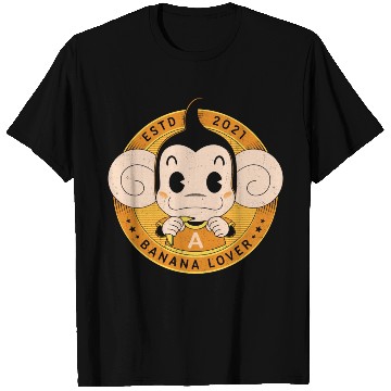 Discover Monkey Banana Lover T Shirts