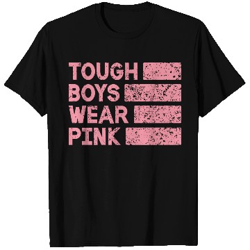 Discover Tough Boys Wear Pink Breast Cancer Awareness T Shirts
