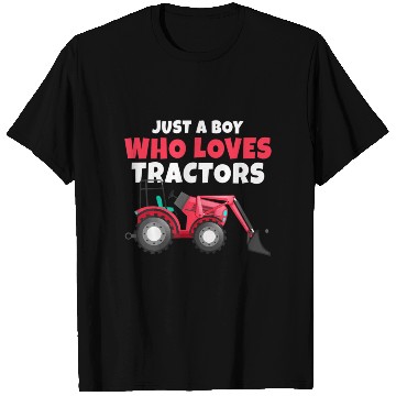 Discover Just A Boy Who Loves Tractors Farmer T Shirts