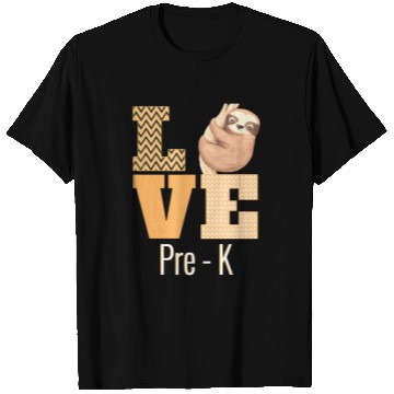 Discover Love Pre-K Sloth Pre-K Teacher Back To School T Shirts