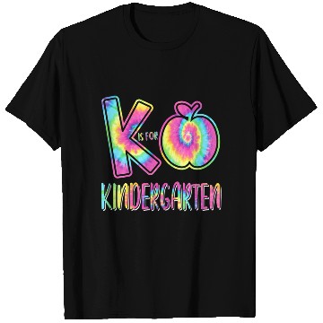 Discover K Is For Kindergarten Tie Dye Teacher Back to Scho T Shirts