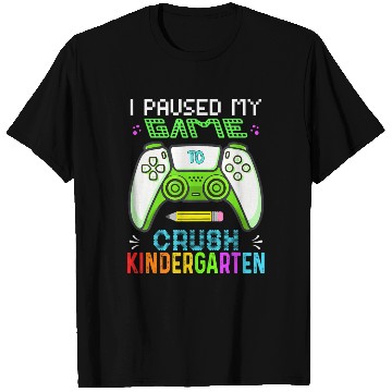 Discover Kindergarten gamer first day back to school gaming T Shirts