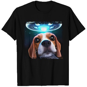 Discover UFO selfie with beagle T Shirts