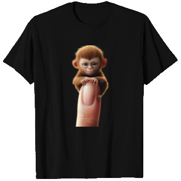 Discover Finger monkey on finger T Shirts