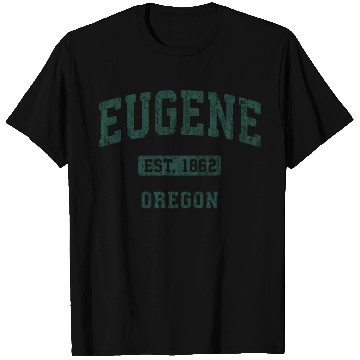 Discover Eugene Oregon Or Athletic Sports T Shirts
