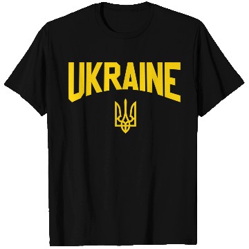 Discover 52373 Ukraine Flag Trident T Shirts
