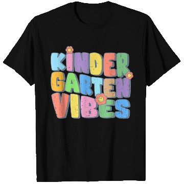 Discover Kindergarten Vibes First Day Back to School Teache T Shirts