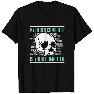 Discover Cyber Hacker Computer Security Expert T Shirts