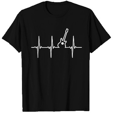 Discover Guitar Heartbeat Instrument T Shirts