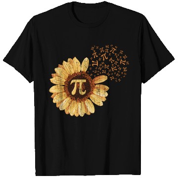 Discover Pi Pi Day Sunflower Attire Math T Shirts