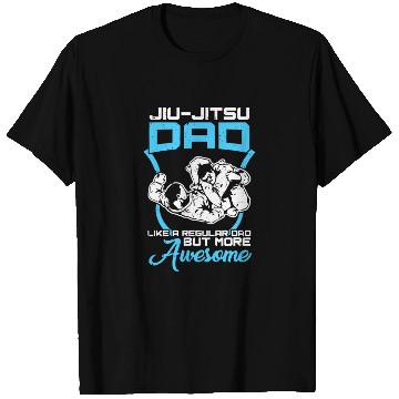 Discover Jiu-Jitsu Dad Athletic Rollinggrapplingmixed marti T Shirts