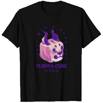 Discover Floppa Cube Today Was A Good Day Flop Flop Happy T Shirts