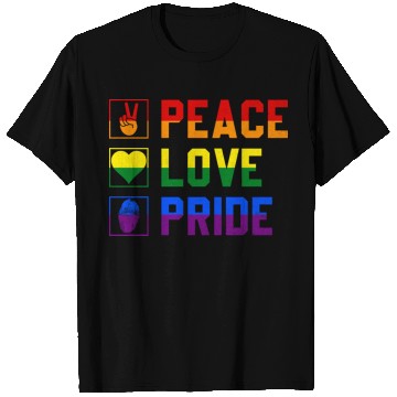 Discover Peace Love Pride Lgbtq T Shirts