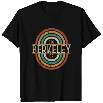 Discover Berkeley Area Code 510 Residents State California T Shirts