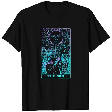 Discover 76205 The Sun Tarot Card Rider Waite Witchy T Shirts