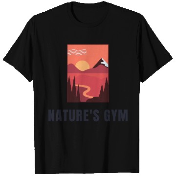 Discover Nature's Gym Hiking T Shirts