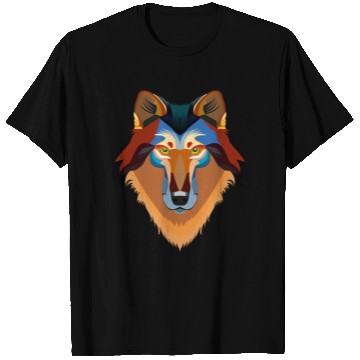 Discover Orange wolf T Shirts
