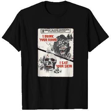 Discover Drink Blood Halloween Monster Horror Movie T Shirts