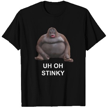 Discover Uh Oh Stinky Poop Le Monke Meme T Shirts