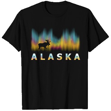 Discover Alaa Day Reindeer With Polar Lights And Moose T Shirts