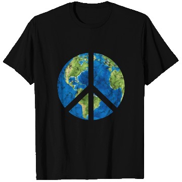 Discover Peace On Earth World Peace Sign T Shirts