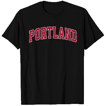 Discover Portland Oregon Or Sports Red T Shirts