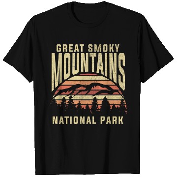 Discover Retro National Park Great Smoky Mountains National T Shirts