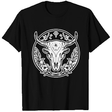 Discover Cow Skull Boho T Shirts