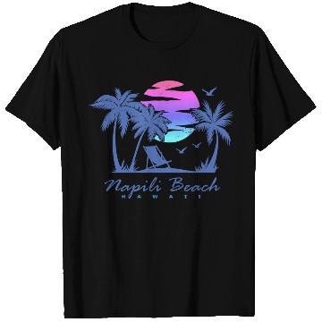 Discover Napili Beach Hawaii Family Vacation Sunset T Shirts