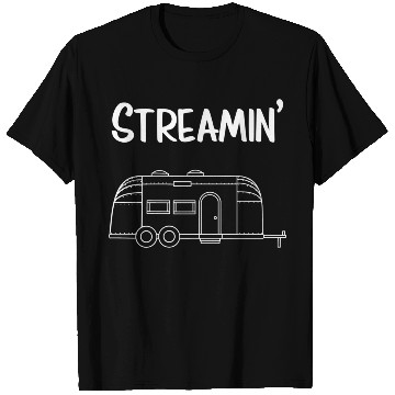 Discover Streamin' Airstream Camping T Shirts
