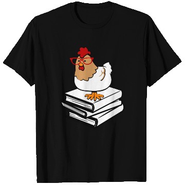 Discover Chicken Book Nerd Love Reading Farm T Shirts