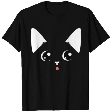 Discover Sweet Kitten Face Cat Mom Cat Dad T Shirts