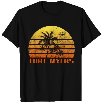 Discover Beach Fort Myers Fl Sunset T Shirts