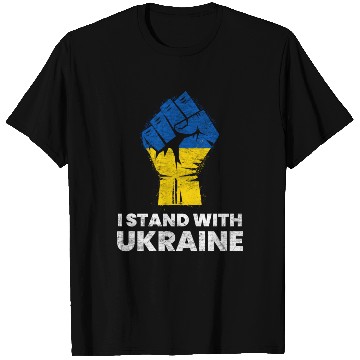 Discover Ukrainian Flag I Stand With Ukraine Flag T Shirts