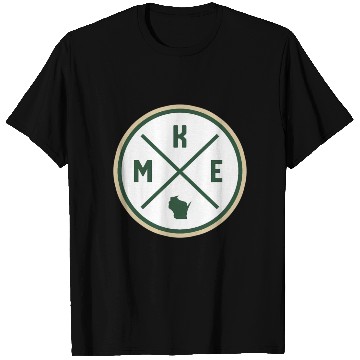 Discover Milwaukee Circle Patch Green T Shirts
