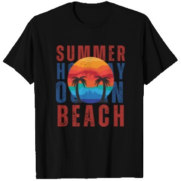 Discover Summer-Sommerferien Beach T Shirts